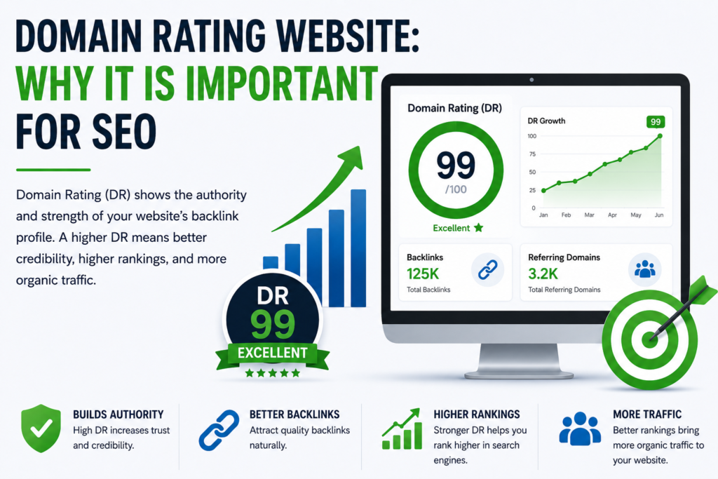 Domain Rating Website Importance for SEO and Search Rankings